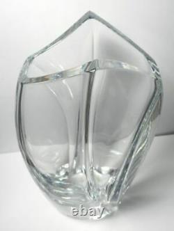 Baccarat Crystal R. Rigot GIVERNY Vase, Large 10 3/4 Size, Nice