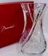 Baccarat Crystal Serpentine 8 Vase Stunning Unused in Original Box