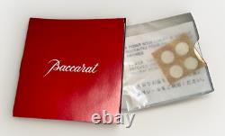 Baccarat Crystal Serpentine 8 Vase Stunning Unused in Original Box