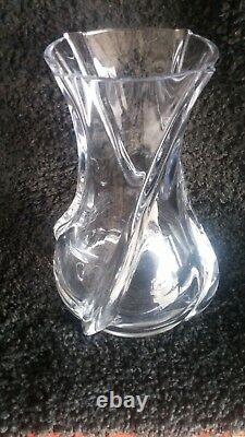 Baccarat Crystal Serpentine Vase 10