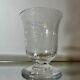 Baccarat Crystal Vase Finely Engraved Michelangelo Pattern. Signed