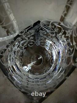 Baccarat Crystal Vase Michelangelo design