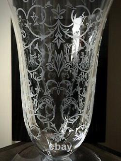 Baccarat Crystal Vase Michelangelo design