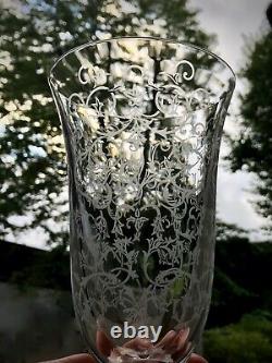 Baccarat Crystal Vase Michelangelo design