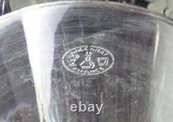 Baccarat Diane Giftware 7 1/2 Crystal Art Glass Vase Heavy Signed & Stamped