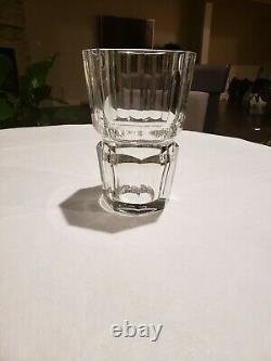 Baccarat'Edith' Vase Large Heavy Clear Lead French Crystal 8 Tall
