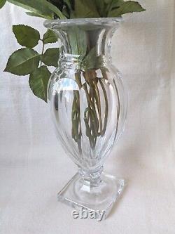 Baccarat Eurydice Flower Vase Museum Collection Crystal Glass Clear 13.75 Tall