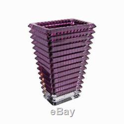 Baccarat Eye Purple Small Rectangular Vase 2802305