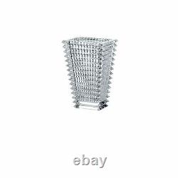 Baccarat Eye Vase Large Rectangular Clear BNIB 2612990