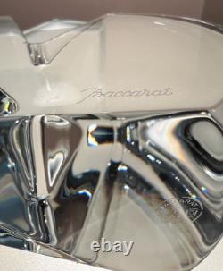 Baccarat France Abstract Art Deco Display Crystal Sculpture Base of Vecteur Vase