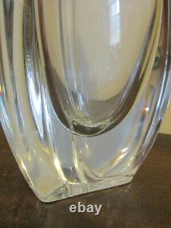 Baccarat France Bouton D'Or Crystal 8 Vase Signed