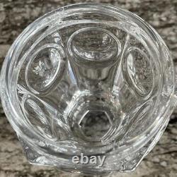 Baccarat France Paule Crystal Vase 4.75 inches tall Art Glass