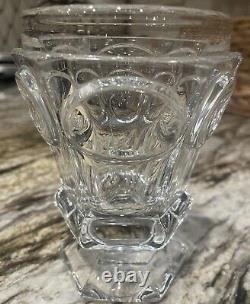 Baccarat France Paule Crystal Vase 4.75 inches tall Art Glass
