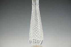 Baccarat French Cut Crystal Bronze Flower Bud Vase