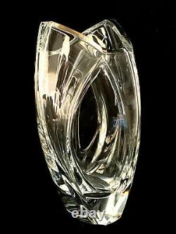 Baccarat Giverny 10 3/4 Crystal Vase Signed RRIGOT