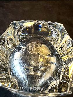 Baccarat Hand Blown Art Deco Lead Crystal Glass Vase France 7