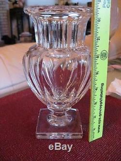 Baccarat Harcourt Musuem Marie Louise Crystal Vase Stark mint in box
