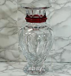 Baccarat Large Baluster Vase Red 12 inches Tall #2802262
