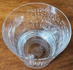 Baccarat Lulli Extra Large Old Fashioned Glass Or Low Vase Extremely Rare 1930s