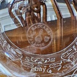Baccarat Lulli Extra Large Old Fashioned Glass Or Low Vase Extremely Rare 1930s