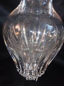 Baccarat MASSENA Clear Crystal Hour Glass Shaped Flower Vase 10 Tall France