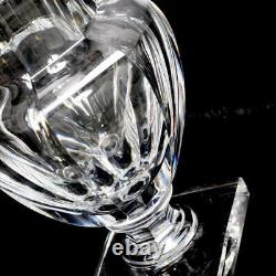 Baccarat Musee Des Cristalleries 1821-1840 Repro Crystal Vase 8.5h, Signed