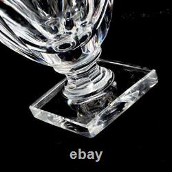 Baccarat Musee Des Cristalleries 1821-1840 Repro Crystal Vase 8.5h, Signed