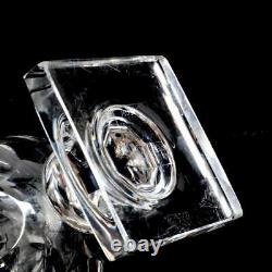 Baccarat Musee Des Cristalleries 1821-1840 Repro Crystal Vase 8.5h, Signed