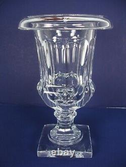 Baccarat Musee Des Cristalleries 1821-1840 Reproduction Crystal Urn Vase 8.5