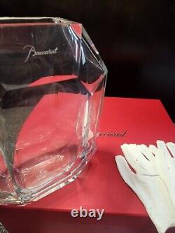 Baccarat Octogon (Octagon) Crystal Glass Vase Very Rare, Must See