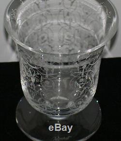 Baccarat Signed Crystal Vase Michelangelo 5 H x 4 Diam