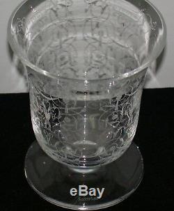 Baccarat Signed Crystal Vase Michelangelo 5 H x 4 Diam