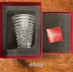 Baccarat Small Crystal Eye Vase BRAND NEW Original MSRP $450