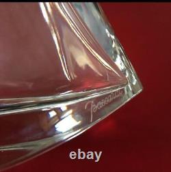 Baccarat flower vase vase metronome crystal glass Interior with box used