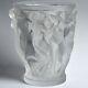 Bacchantes Vase by LALIQUE France Signed Post 1980