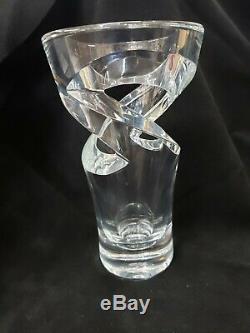 Beautiful 9 Baccarat Fine Crystal Tornado Vase