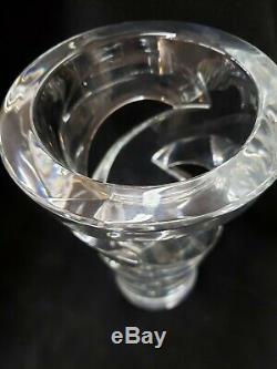 Beautiful 9 Baccarat Fine Crystal Tornado Vase