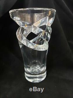 Beautiful 9 Baccarat Fine Crystal Tornado Vase