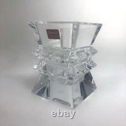 Beautiful BACCARAT Colombine Vase, French Crystal Glass 9 x 6.5 cm