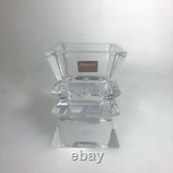 Beautiful BACCARAT Colombine Vase, French Crystal Glass 9 x 6.5 cm