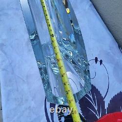 Beautiful SIGNED Baccarat Crystal GINKO XL VASE