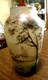 Beautiful antique, French, Peynaud art glass cabinet vase circa 1910, 5