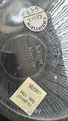 Beautiful original Daum Art Deco acid etched and patined glass vase. Circa 1920