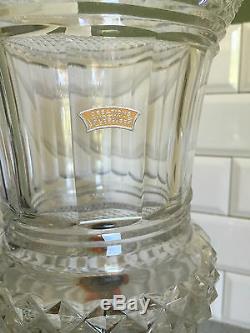 Big Vase Baccarat Crystal Model Medici Perfect Condition