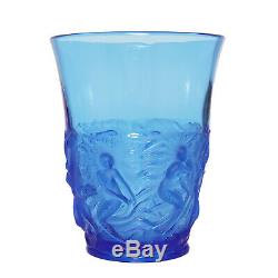 Blue French Verlys Mermaid Vase