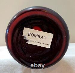 Bombay Cameo Glass Emile Galle Reproduction 14 Vase Art Nouveau Brown Signed
