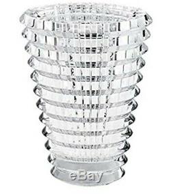 Brand New Authentic Baccarat Crystal Oval Eye Vase, Medium 9.4 10.6 lbs