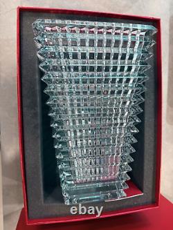 Brand New In Box Baccarat Eye Rectangular Vase Large BNIB