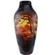 C1910 St Louis D'Argental French Scenic Cameo Glass Vase with Shepherd Scene 11