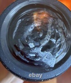 Cameo ART Nouveau Glass VASE Galle French Style Reproduction Acid Etch